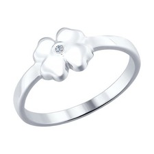 Diamant Ring Sterlingsilber