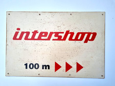 Werbeschild, DDR-Alltag, Handelsunternehmen  für Valuta