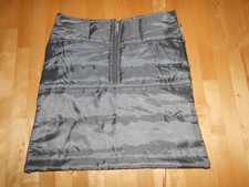 Stepprock grau mit Reißverschluss - für Kinder - ca. Gr. 110-116 - Handarbeit