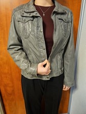 Damen Jacke Lederjacke Y2K