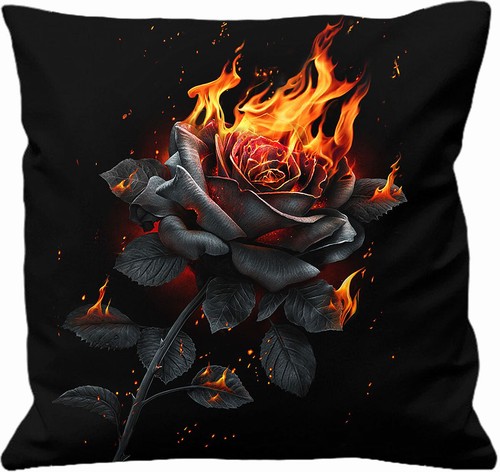 Spiral kissen flaming rose - ,