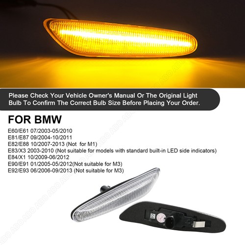 Led seitenblinker klarglas - 2x,