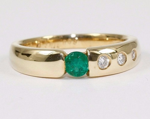Glänzender band ring - glänzender, in