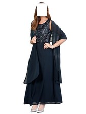 Marken Abend Kleid aus Chiffon