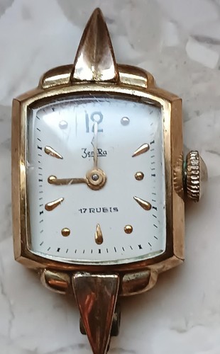 Zentra uhr vergoldet voll - uhr, vergoldet,