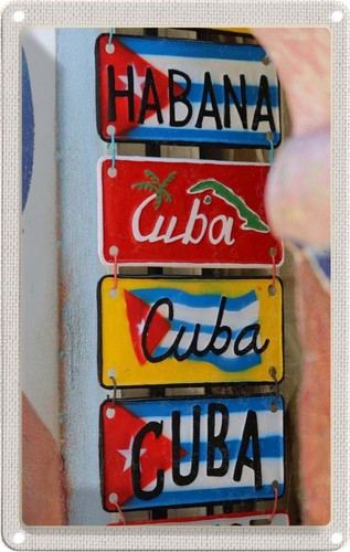 Blechschild 30x20 cuba - 30x20,