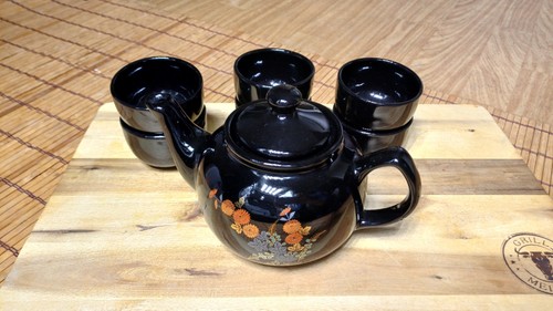 Teeservice personen schwarz - teeservice,