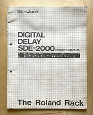 ROLAND Digital Delay SDE 2000   - Owner´s Manual - Bedienungsanleitung