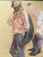 KREIDE ZEICHNUNG AUF PAPIER