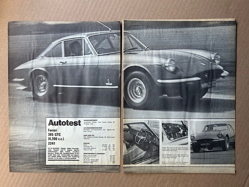 Ferrari 365 gtc autocar - 365, (1969)