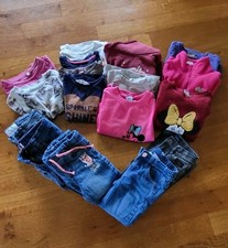 mädchen paket 98 104 Herbst Winter 17 Teile  Sehr Gut Jeans Pullover Shirt 