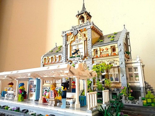 Brickston bahnhof lego moc - -brickston,