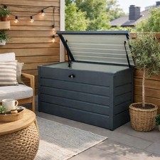Auflagenbox Metall Gartentruhe