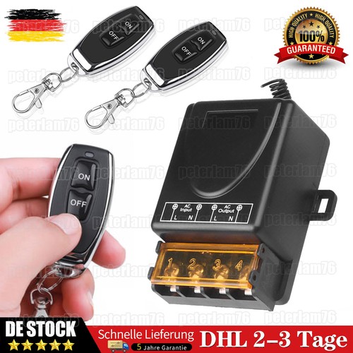 Funkfernsteuerung - 2x, +