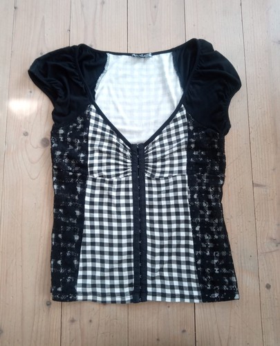 Shirt schwarz weiß - gr., schwarz-weiß