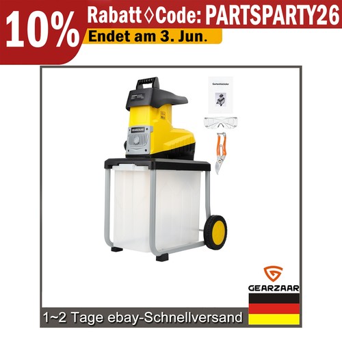 Walzenhäcksler 3200w elektro - walzenhäcksler,