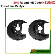 2x ANKERBLECH BREMSSCHEIBE