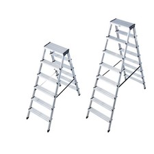 KRAUSE „DOPPLO“ Stufen-Doppelleiter Tritt Stehleiter Leiter 