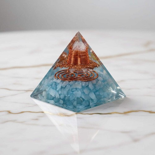 Orgonit pyramide doppelender - orgonit,