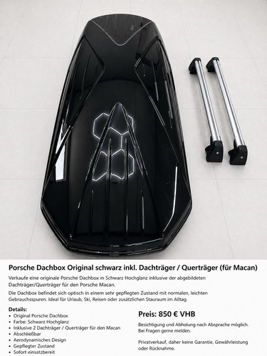 Porsche dachbox - porsche,