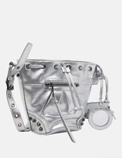Damen Tasche von Steffen Maden,BeutelTasche Silber,neu