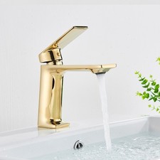 Gold Waschtischarmatur