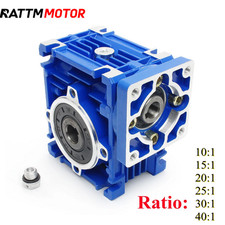 【DE】Schneckengetriebe NMRV030 Worm Gearbox 5 10 30 80:1 For Nema23 Stepper motor