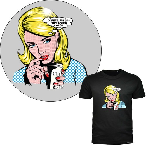 Pop art shirt comic design - pop, t-shirt