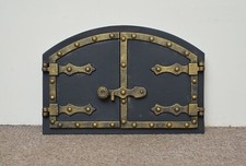 52,5x35,4cm Gusseisen Feuertür Ton Brotbackofen Türen Pizza