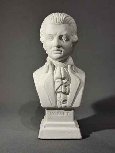 Mozart büste höhe - büste,, 23,5cm