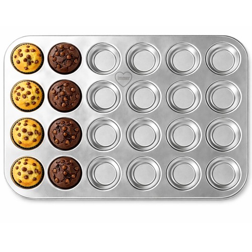 Edelstahl muffinform 24er - muffinform,