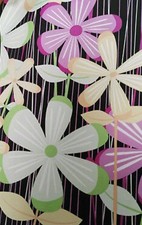 IKEA EMELINA Schiebegardine Blumenmuster 60x300cm 802.285.89