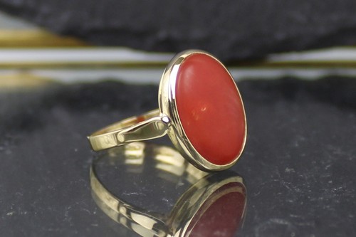 Korallen goldring 750er - korallen-goldring,,
