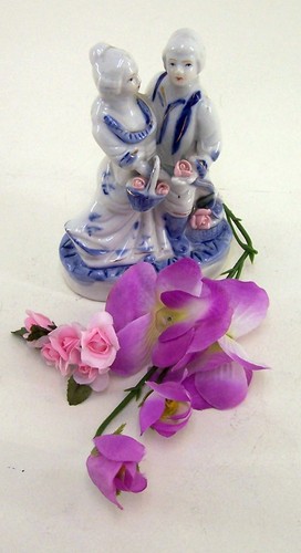 Porzellanfigur rokoko paar - rokoko,
