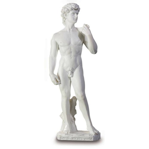 Statue david 19cm weiß - 19cm,