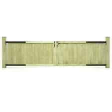 Gartentor Holztor Einfahrtstor Zauntor 2 Stk. Kiefernholz Imprägniert vidaXL