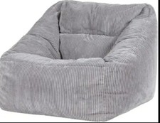 Sitzsack Grau XL Cord