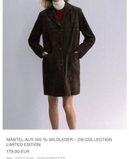 ZARA STUDIO Kleid LEDERJACKE