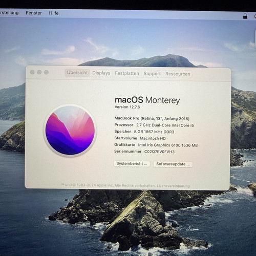 Apple macbook pro retina - retina, 13