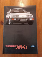 Original Prospekt Ford Sierra XR4i Automobilia KFZ Oldtimer Youngtimer 1