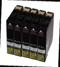 5 schwarz Druckerpatronen für EPSON STYLUS BX305F BX305FW SX125 SX130 SX425