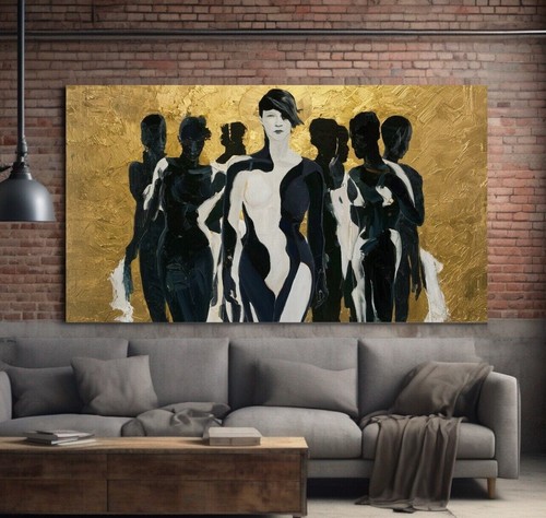 Leinwand bild bis - leinwand, 160x85x5