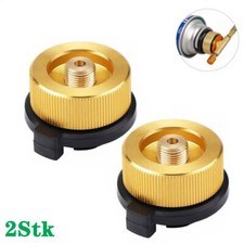 2x Gasflaschenadapter Gas