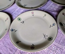 6x Kuchenteller, ca 19,5 cm