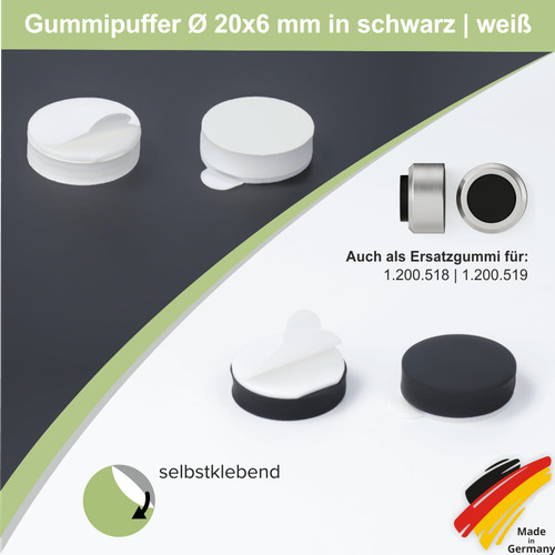 100 gummipuffer wandpuffer - gummipuffer,