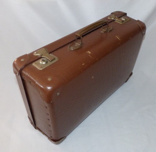 Vintage koffer braun - vintage, –