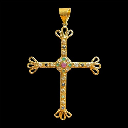 Bourbon kreuz anhänger - bourbon,