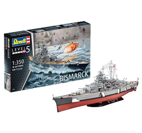 Revell bismarck schlachtschiff - revell,