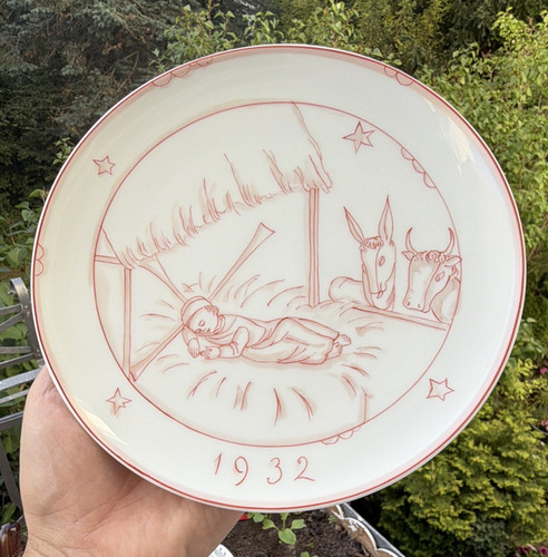 Kpm weihnachtsteller 1932 ruth - weihnachtsteller,