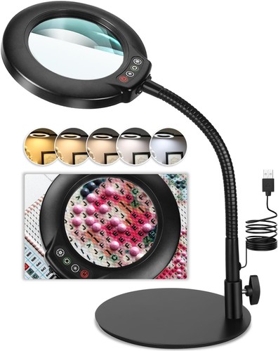 Lupe mit licht 10x - licht,